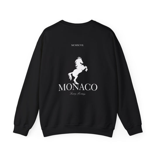 Monaco Luxury Heritage Crewneck Sweatshirt - Unisex Heavy Blend™ Apparel